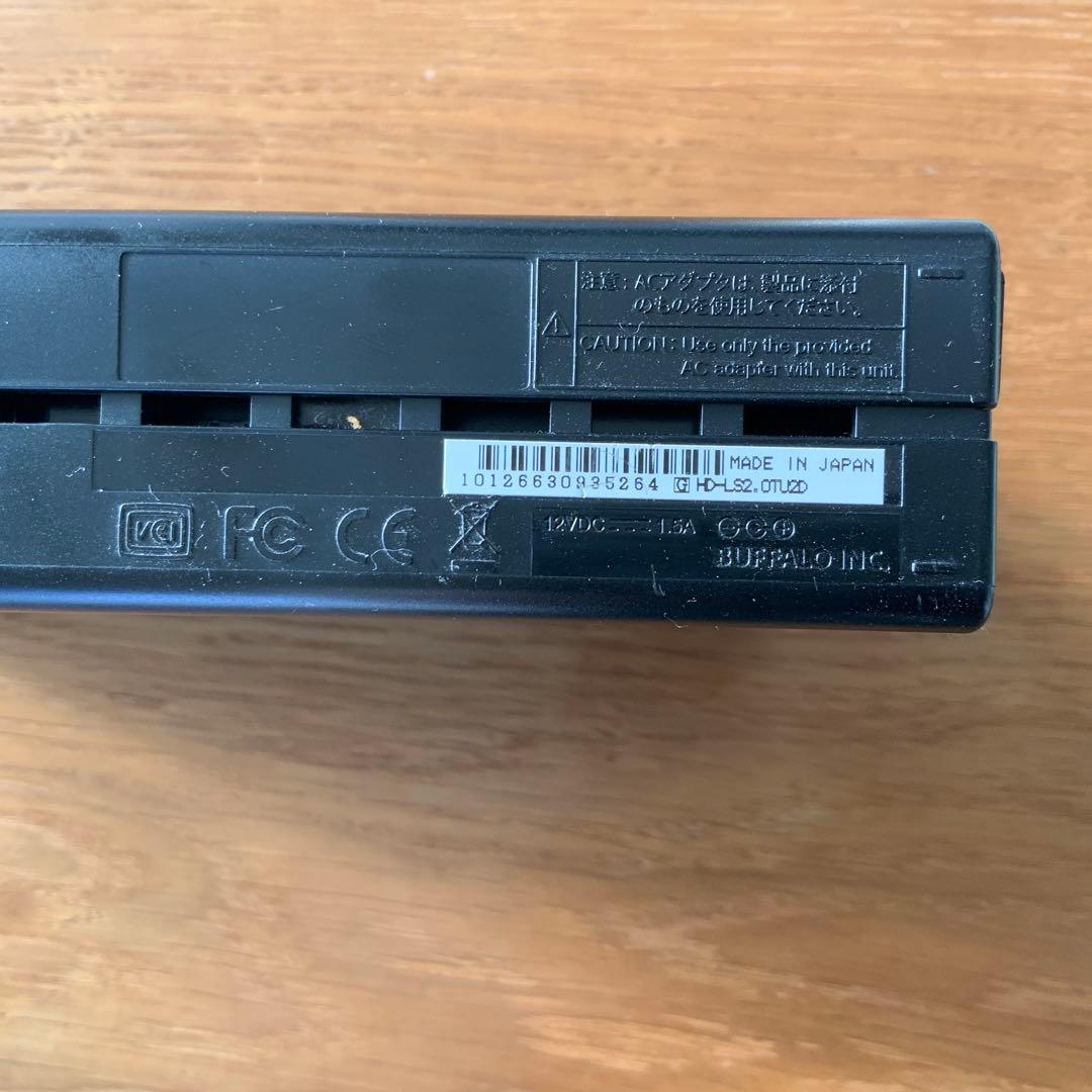 BUFFALO 外付けハードディスク ブラック