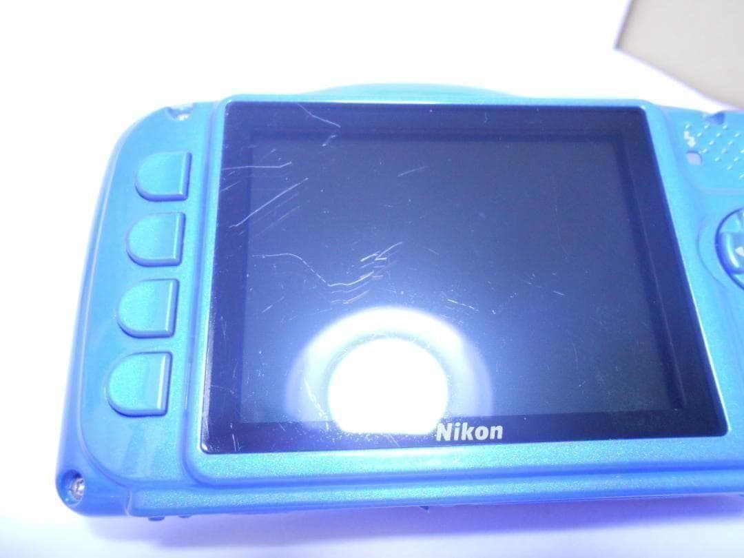 【美品・返品保証】　Nikon COOLPIX W100 ブルー 防水