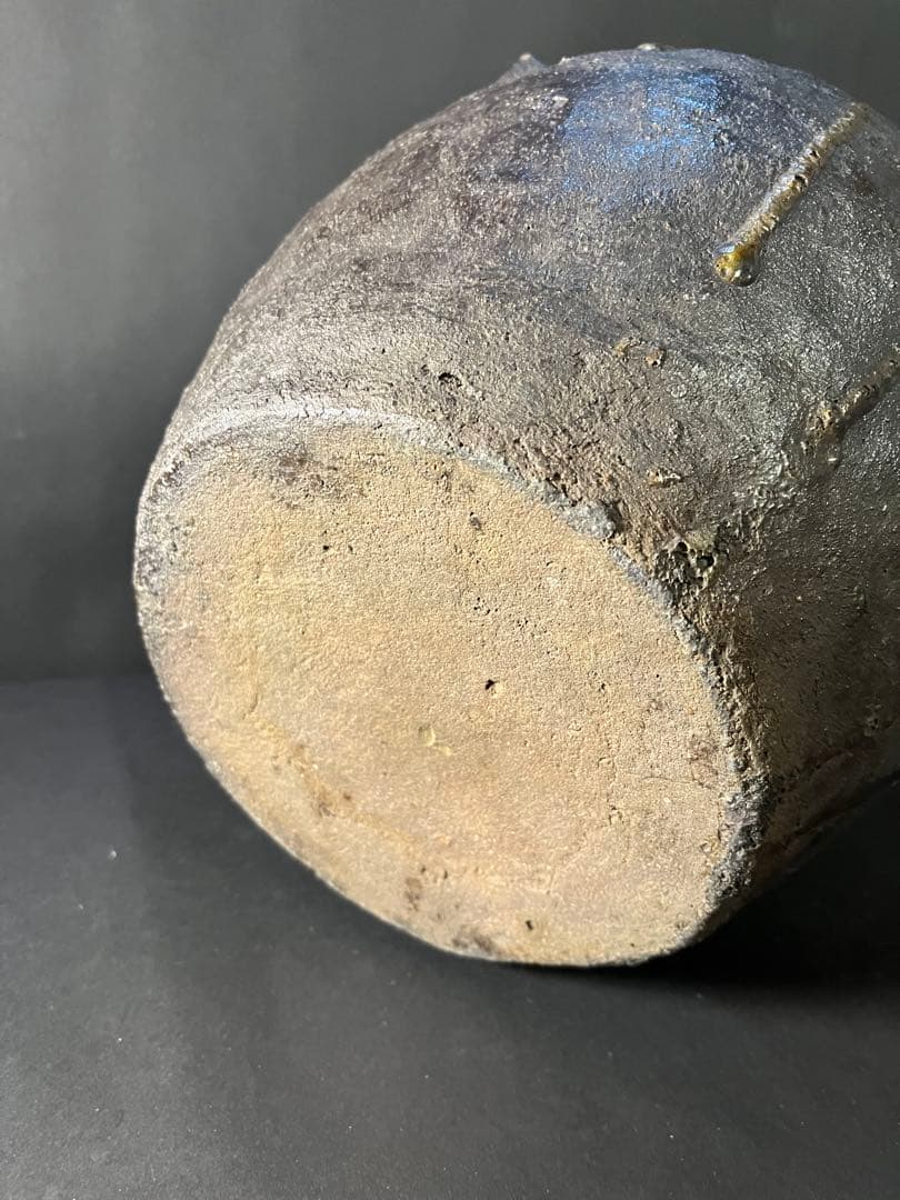 古越前 越前焼　幕末から明治　古美術　釉薬　茶道　華道 骨董品 古美術