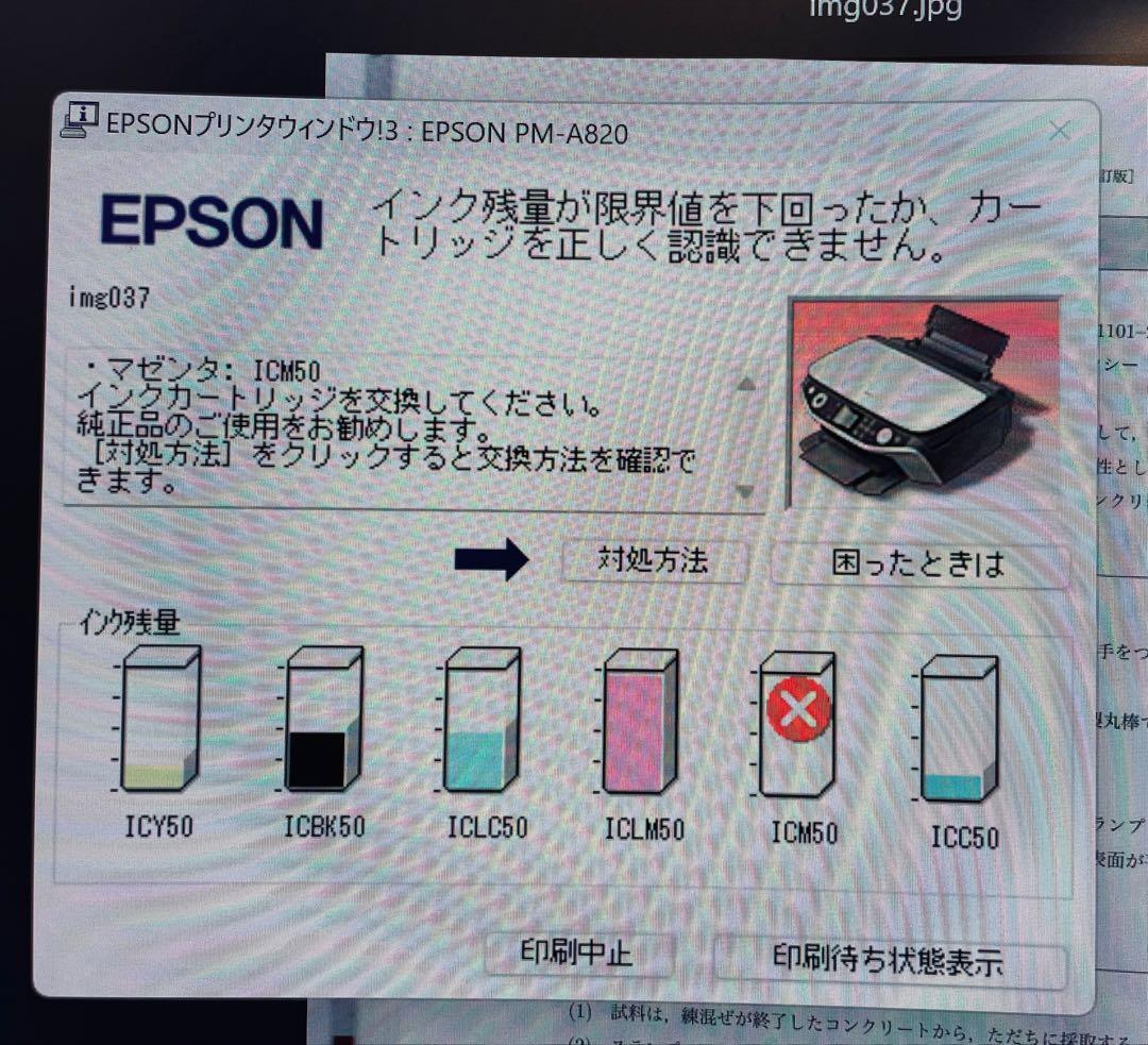 EPSON PM-A820 プリンター・複合機 カラリオ ファームウェア更新済み