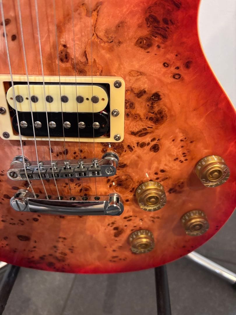 Bacchus BLP-BP/R バッカス　レスポール　エレキギター　木目癖強