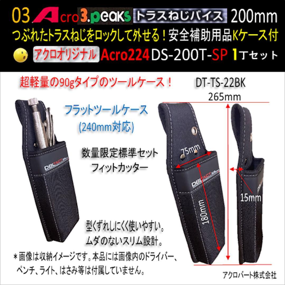 Acro224-3PトラスねじバイスDS-200T安全補助用品&Kケース付-01