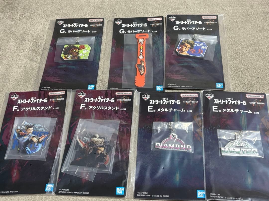 一番くじストリートファイター6 A賞ジュリ　 その他E F G H賞