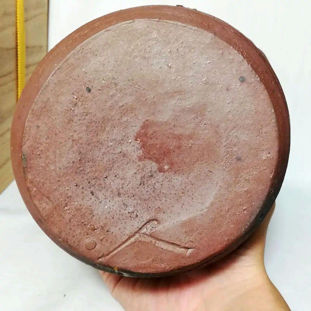 備前市無形文化財 榊原清人 備前焼 花入 共箱栞付き 物故作家 フラワーベース