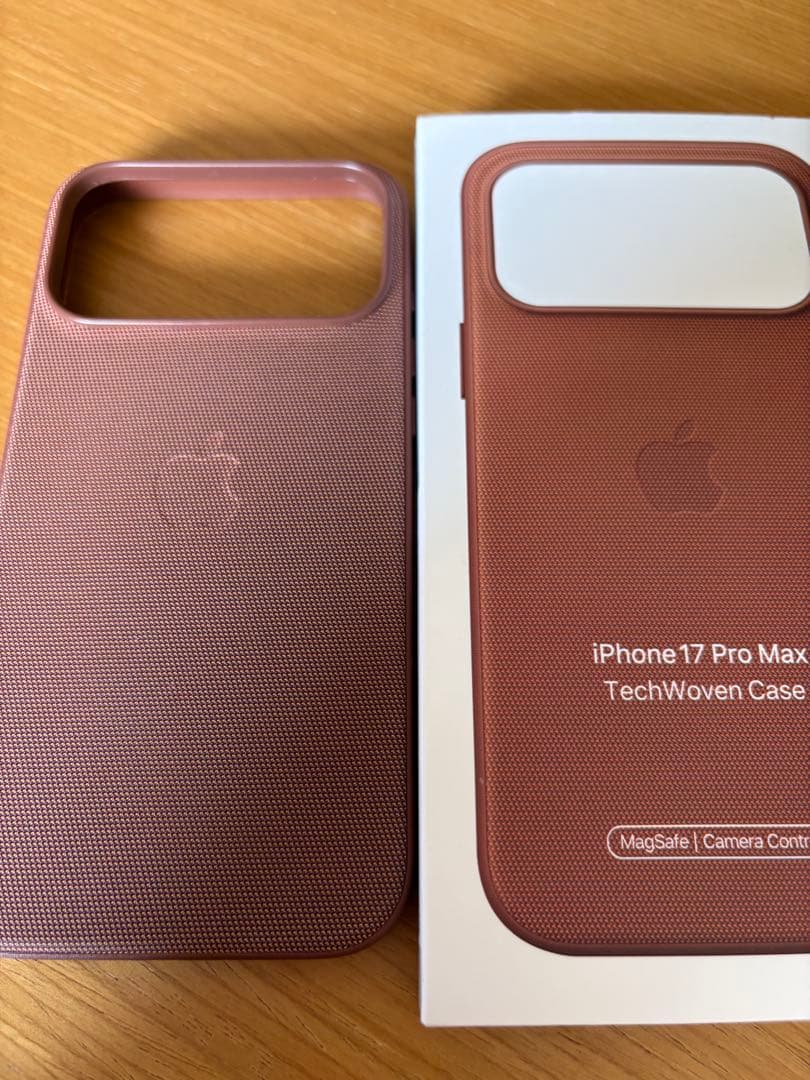 iPhone17promax 純正テックウーブンケース　シエナ