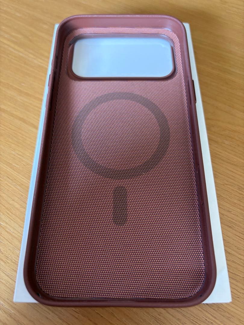 iPhone17promax 純正テックウーブンケース　シエナ