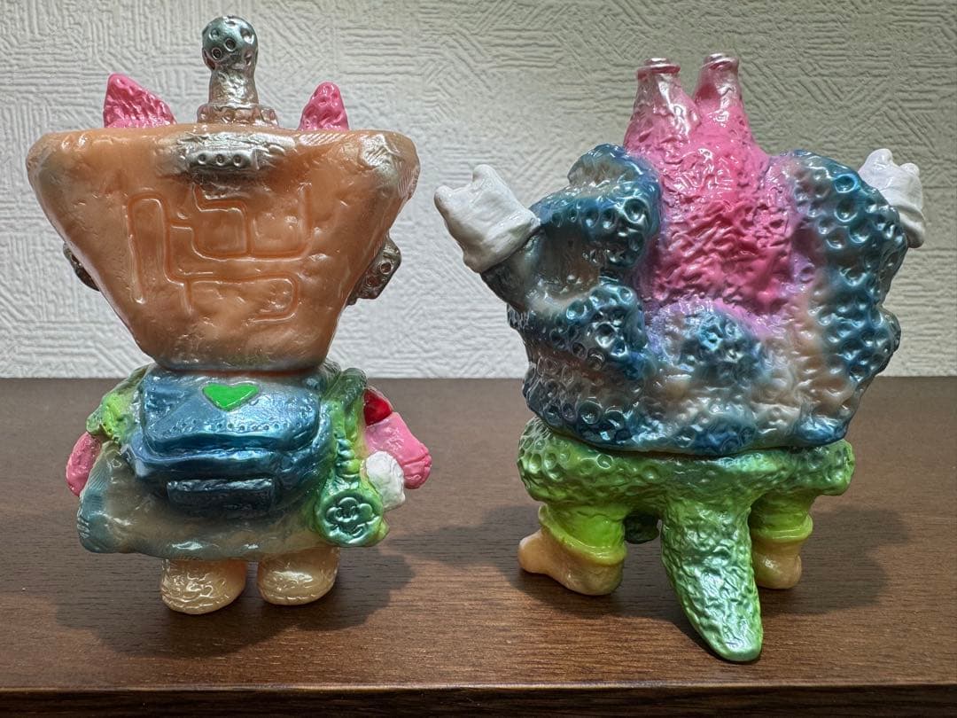 ミライロウマン ソフビ 2体セット　マガイ君　物差し通り魔