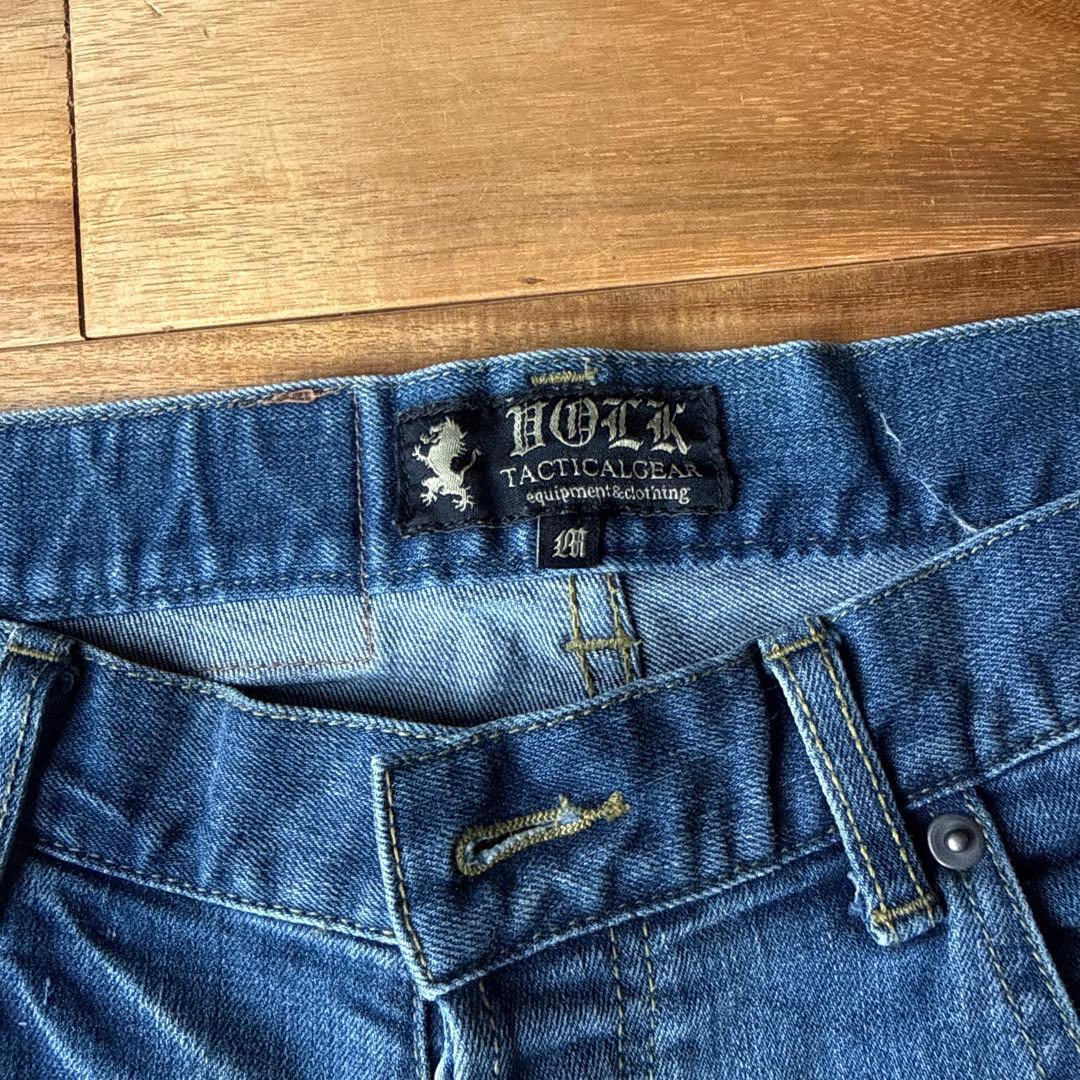 VOLK TACTICAL GEAR　スリムフィット　デニムパンツ　青