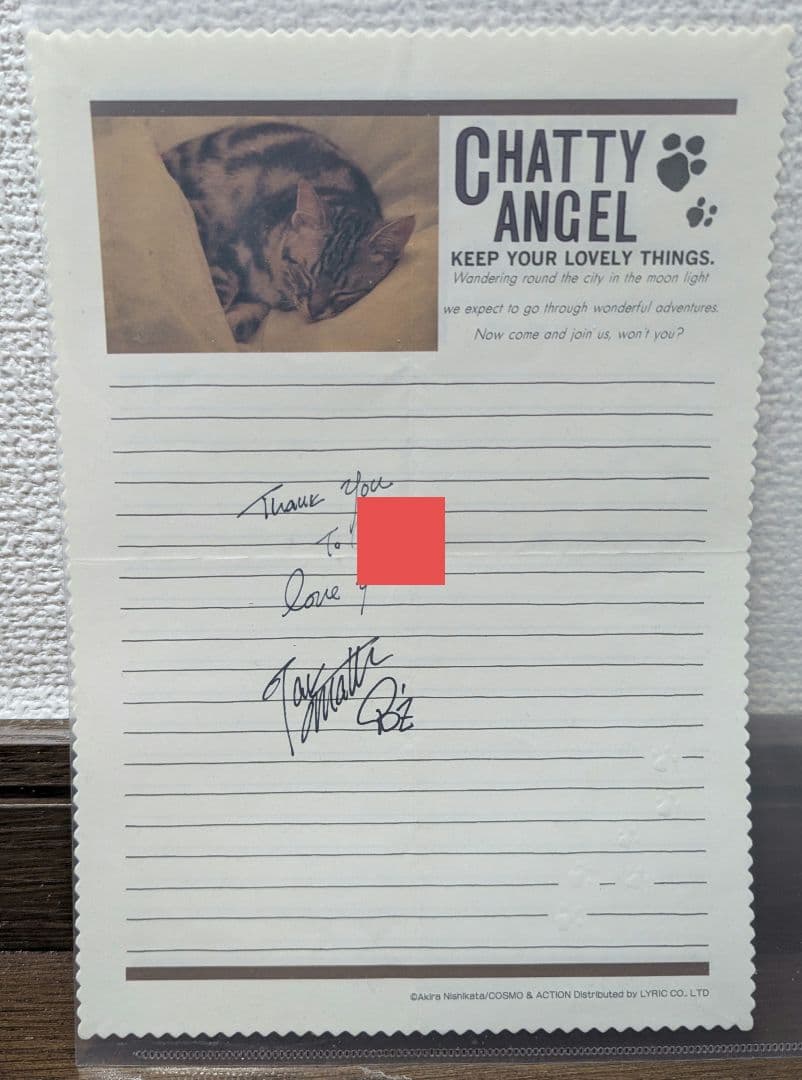 B'z 直筆サイン7点セット(稲葉浩志ソロ、初代TMG、BIlly含む)