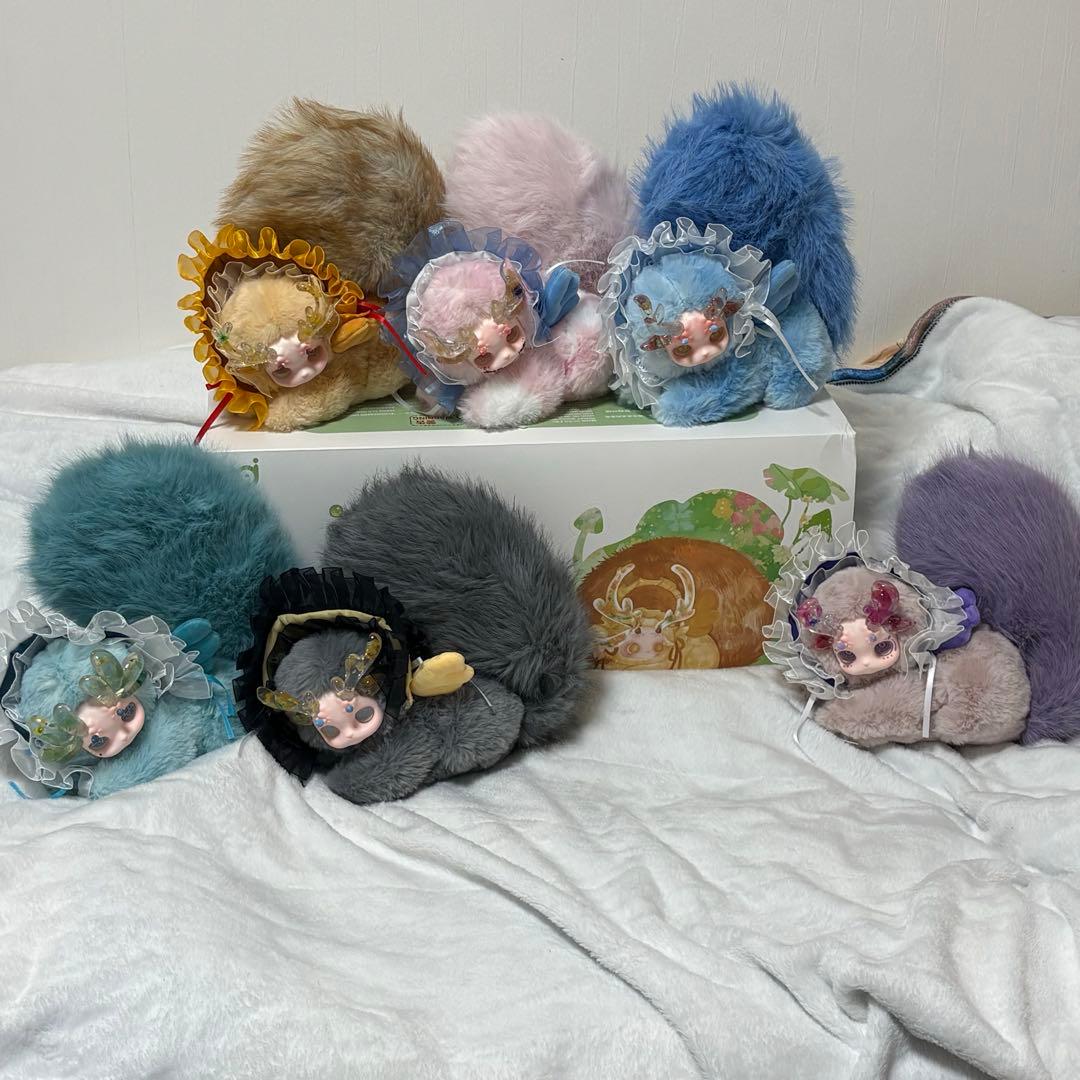 【GULULU】キノコルル一鹿生花シリーズ　 6体セット　フルコンプ