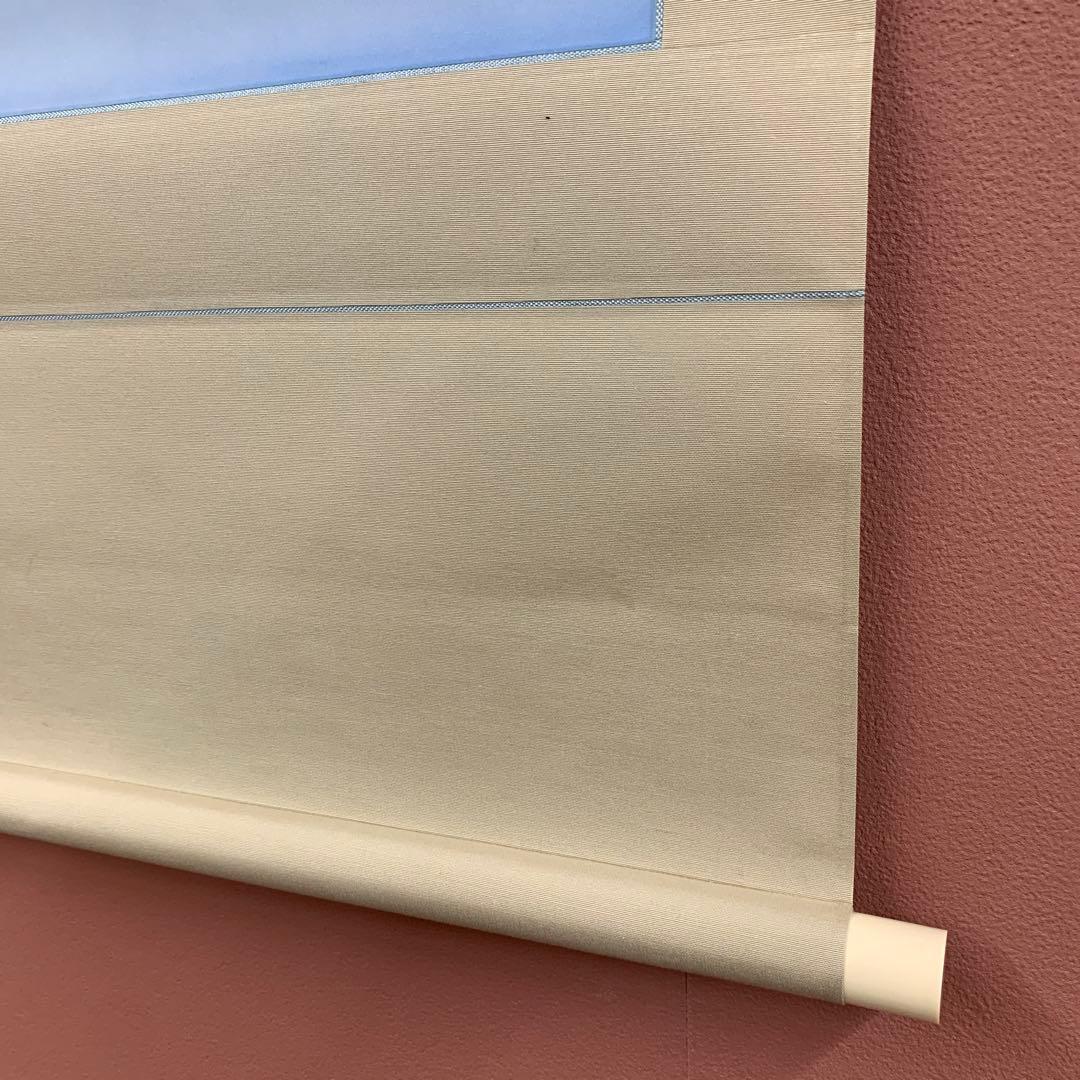 美品 掛け軸 耕一作 ペンギン図 共箱 動物