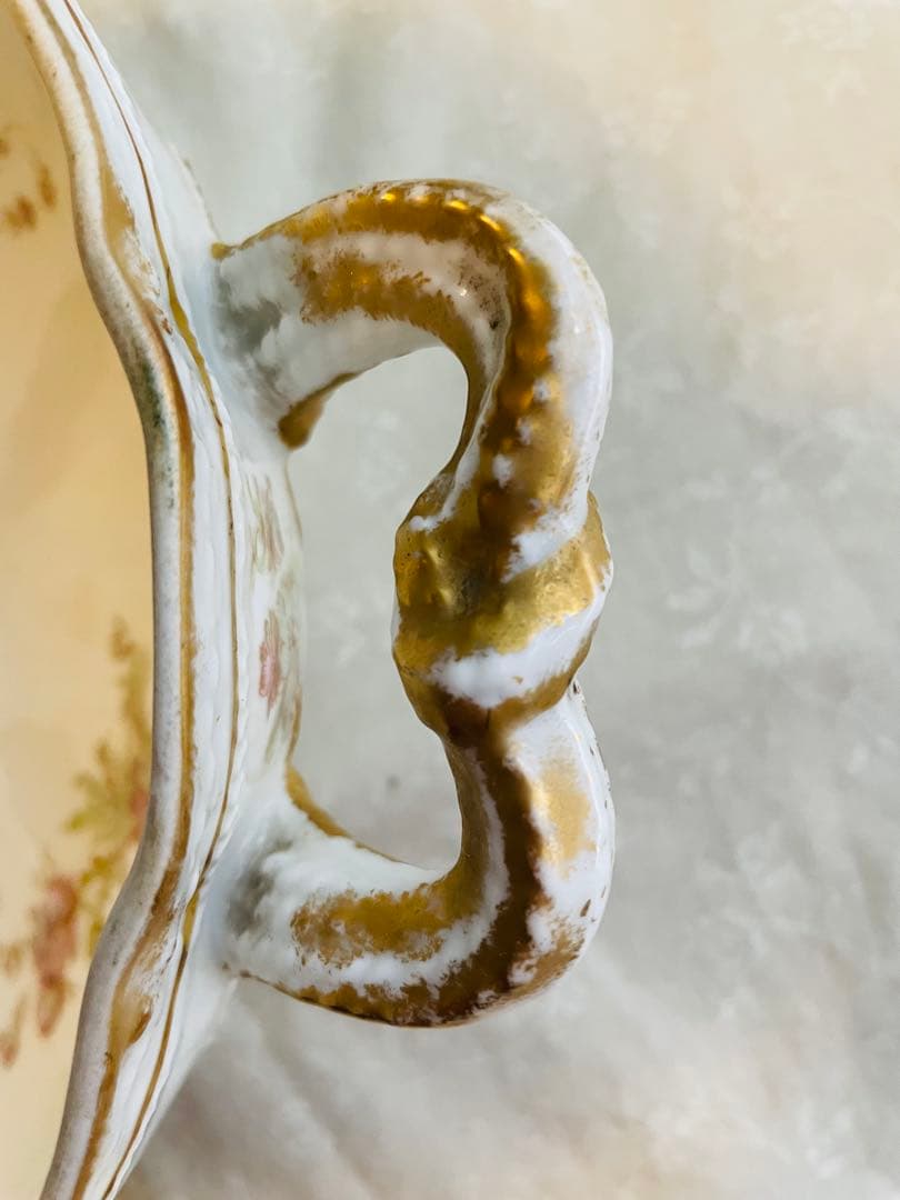 アンティーク　リモージュ　アビランド　花柄 陶磁器製 ボウル