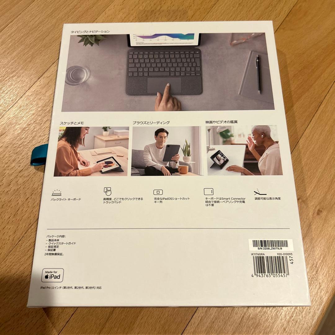 iPadアクセサリー logicool COMBO TOUCH iPad Pro 11 iK1176