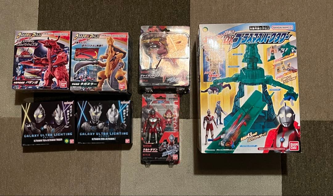 福袋 ウルトラマン ソフビ フィギュア まとめ 豪華7点セット キングジョー 金