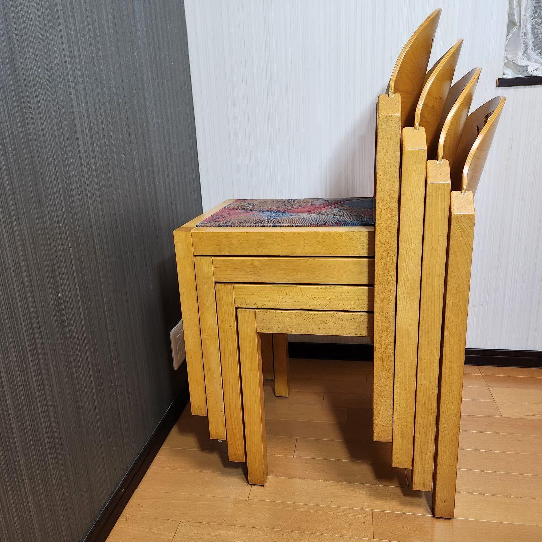 【希少】BAUHAUS THONET postmodern ヴィンテージ 4脚