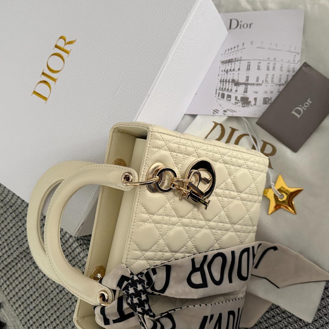 ✨美品✨Dior ホワイトレザー ハンドバッグ