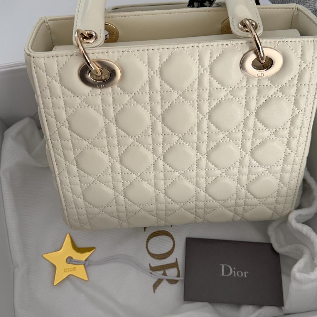 ✨美品✨Dior ホワイトレザー ハンドバッグ
