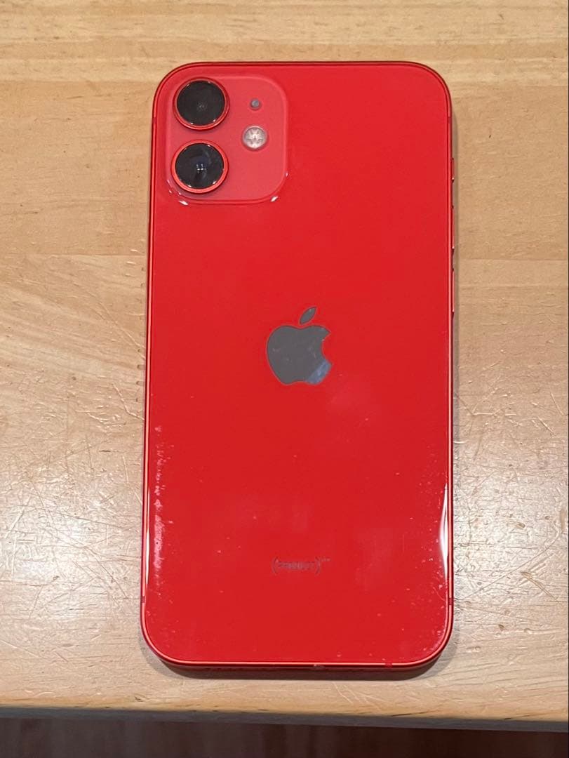 ジャンク☆SIMフリー iPhone12 mini 128GB レッド