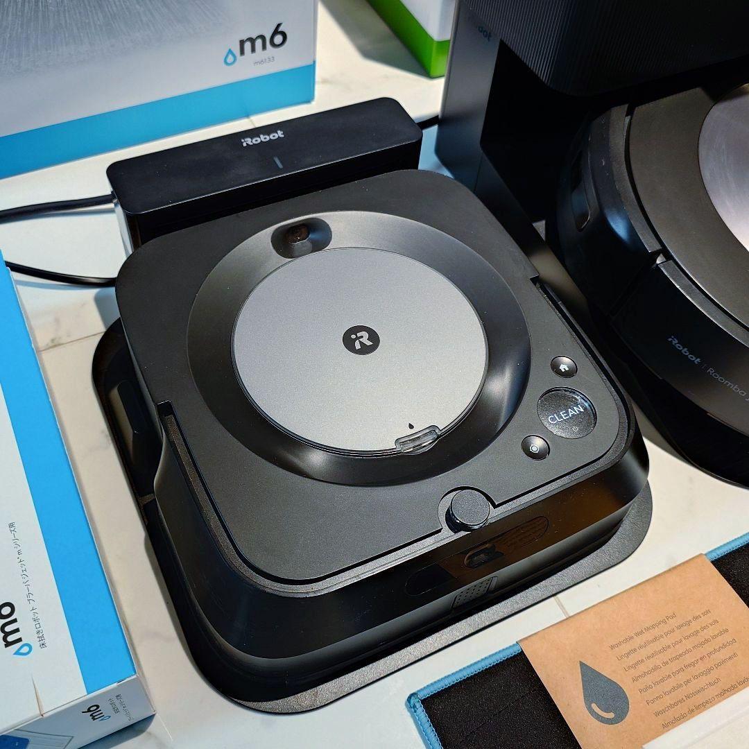 iRobot ルンバj7＋とブラーバジェットm6／本体 充電ステーション 付属品