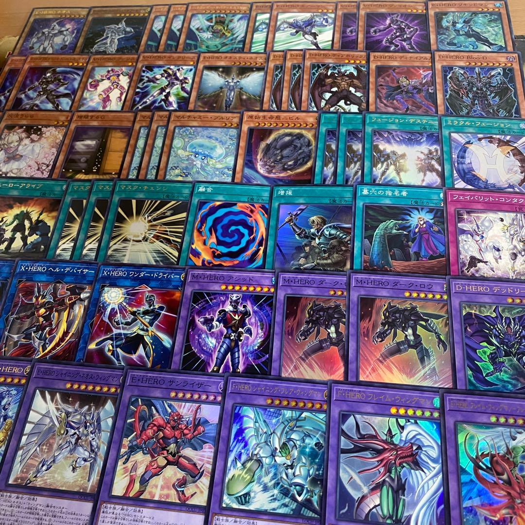 遊戯王 本格構築HEROデッキ40枚＋E X15枚