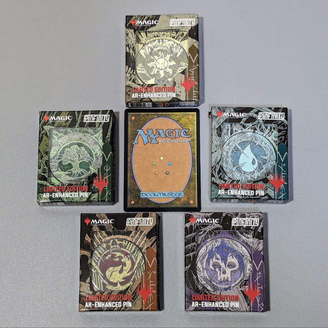 【未開封】MTG　ファイレクシアンマナシンボル　ピンズ　5個セット＋おまけ付き