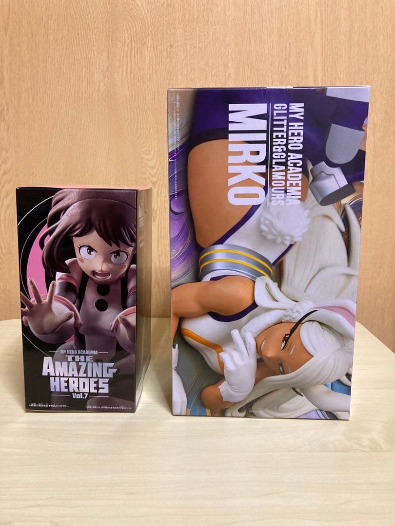 僕のヒーローアカデミア　発目明　ミルコ　お茶子　フィギュア　セット