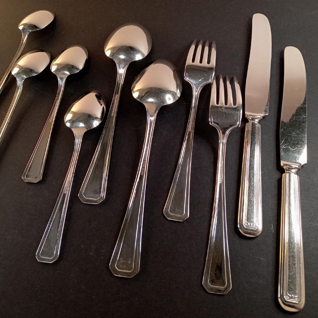 アールデコ1930年代WM ROGERSカトラリー アメリカ 14本シルバーPL