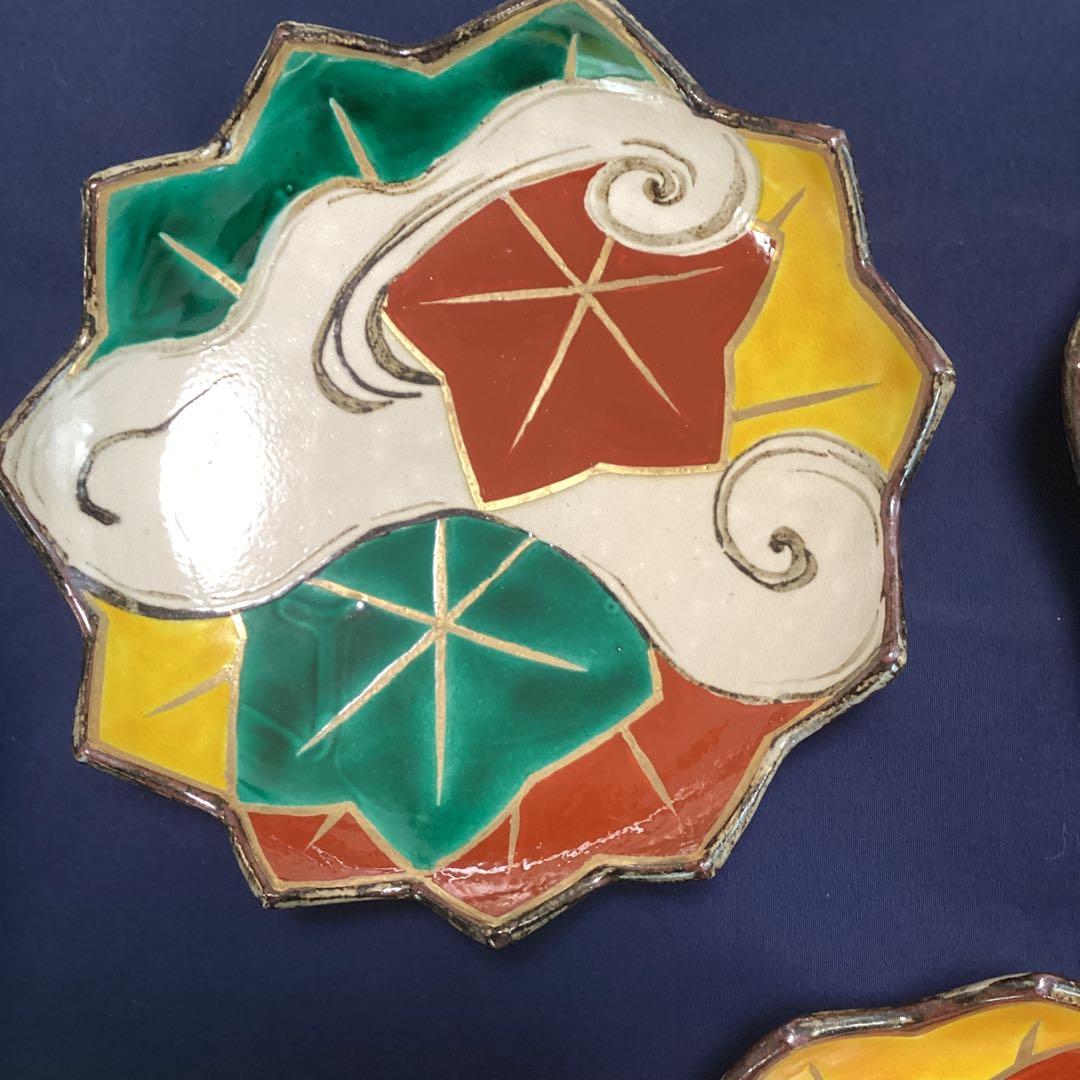 京焼乾山写立田川向付2客ずつ5種類10客　　　新品未使用