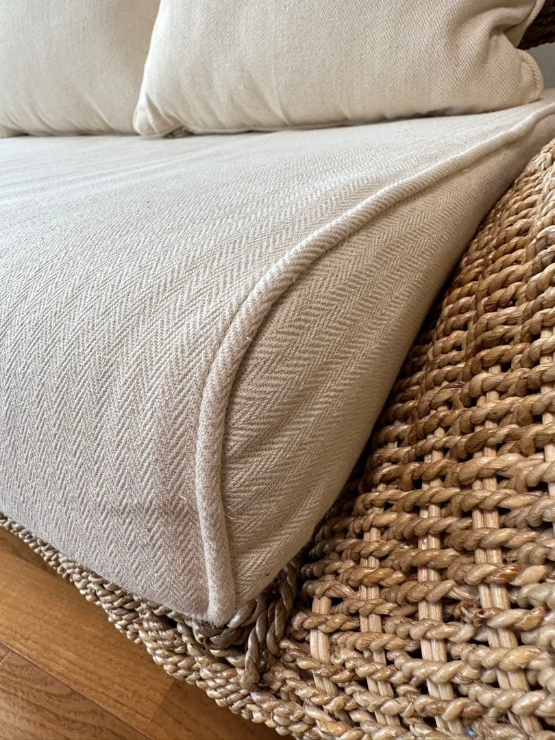 【専用ページ】ソファー2人掛け　アジアン　ナチュラル