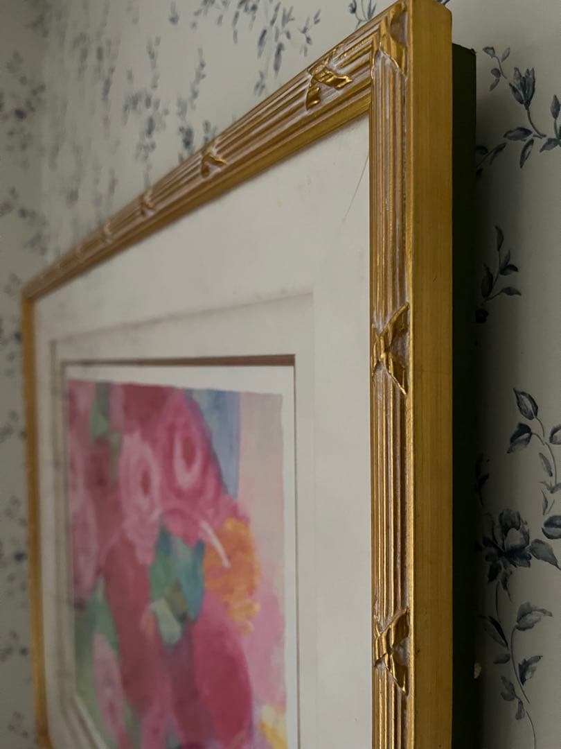 額入り版画　大きめ　ジニー・キム　限定55枚　サイン、ED、証明書付　25万円