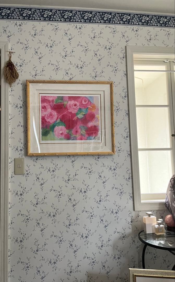 額入り版画　大きめ　ジニー・キム　限定55枚　サイン、ED、証明書付　25万円