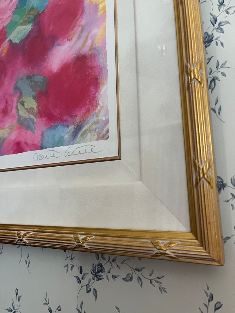 額入り版画　大きめ　ジニー・キム　限定55枚　サイン、ED、証明書付　25万円