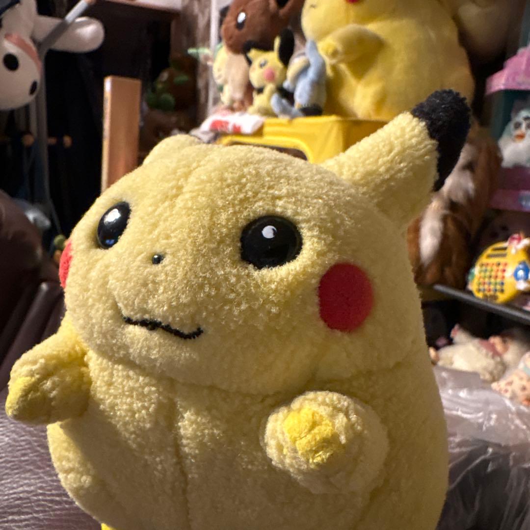 ぷ*ー様 TOMYピカチュウ ぬいぐるみ 初期ピカ