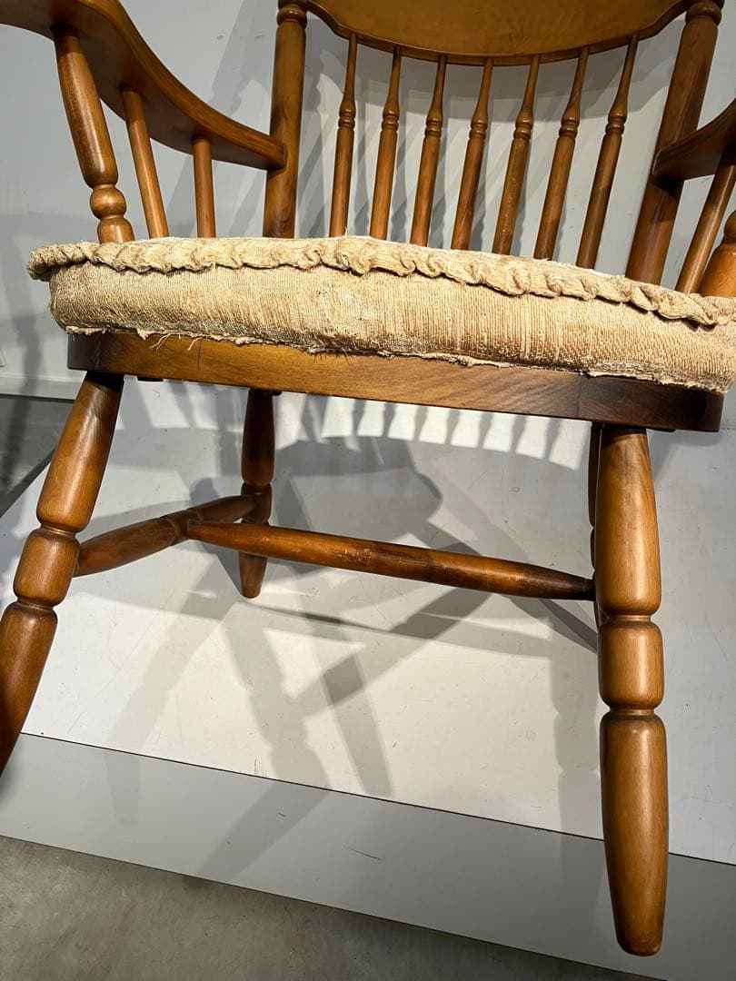 ②東洋ファニチャー、ラウンジチェア、TOYO、秋田木工、キツツキ、昭和レトロ