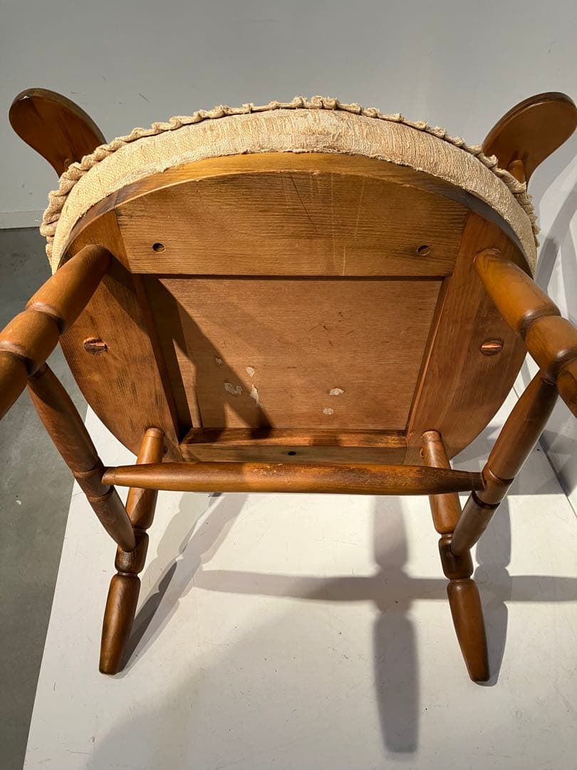 ②東洋ファニチャー、ラウンジチェア、TOYO、秋田木工、キツツキ、昭和レトロ