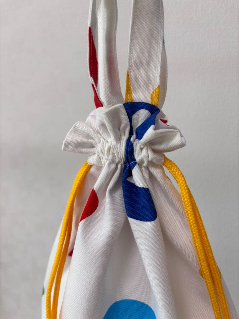 カラフルポップ数字柄3点セット｜入学入園グッズ｜ループ付きレッスンバッグ