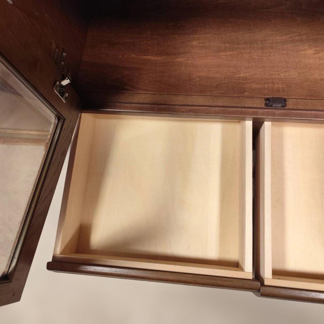 karimoku カリモク サイドボード リビングボード 照明・ガラス棚付き