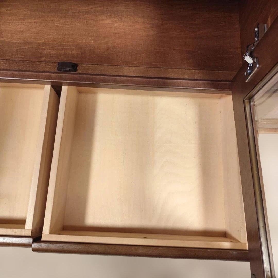 karimoku カリモク サイドボード リビングボード 照明・ガラス棚付き