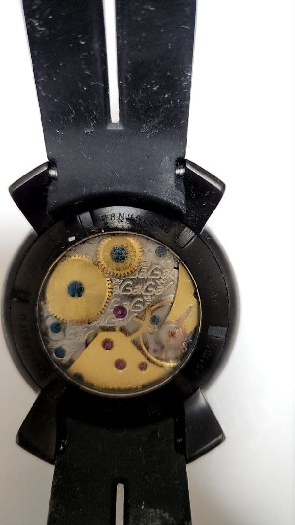 GaGa MILANO　48MMマニュアーレ　新品Dバックルつきバンド付けます