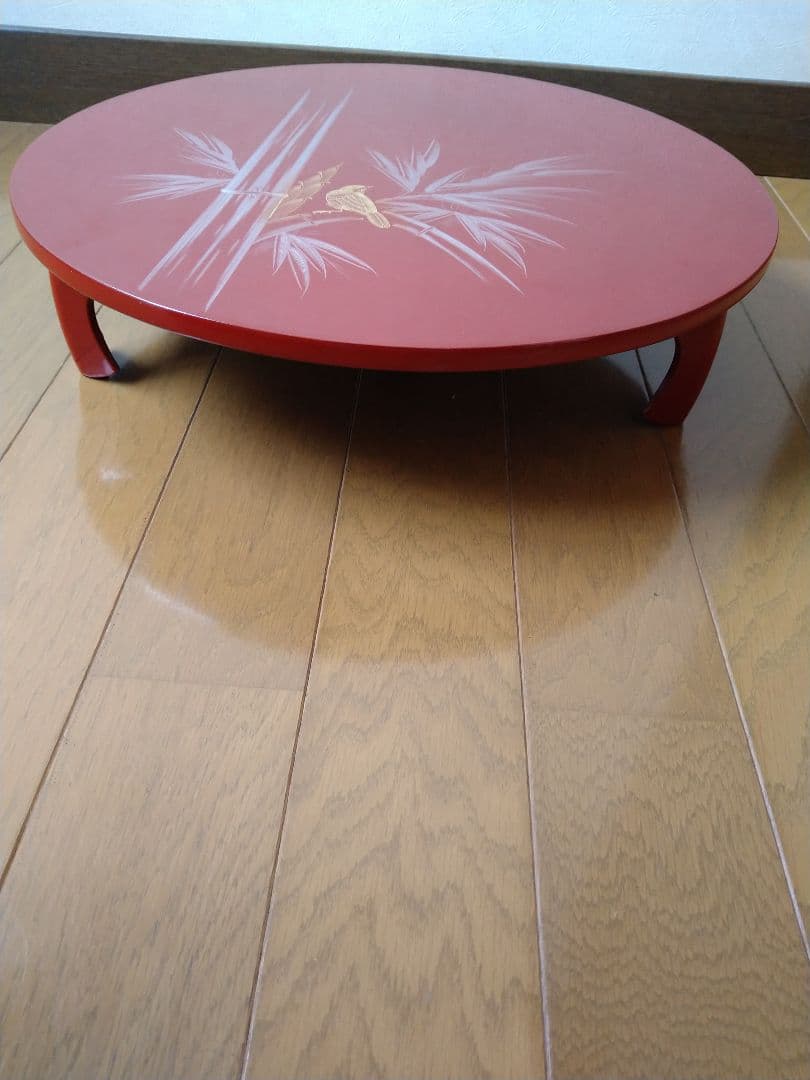 秋田 川連漆器 花台 飾り台