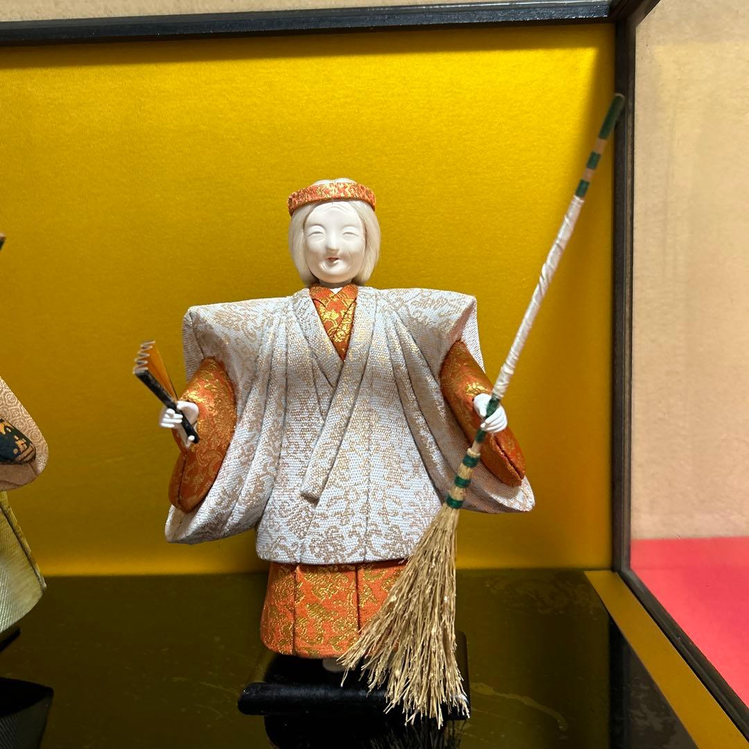 真多呂人形　木目込み人形　高砂　ケース入り