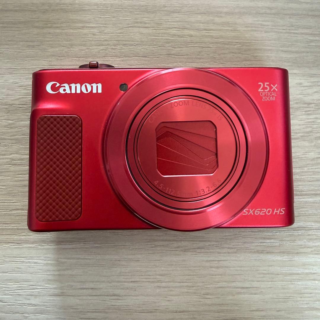 【極美品】Canon PowerShot SX620HS レッド　おまけ付き