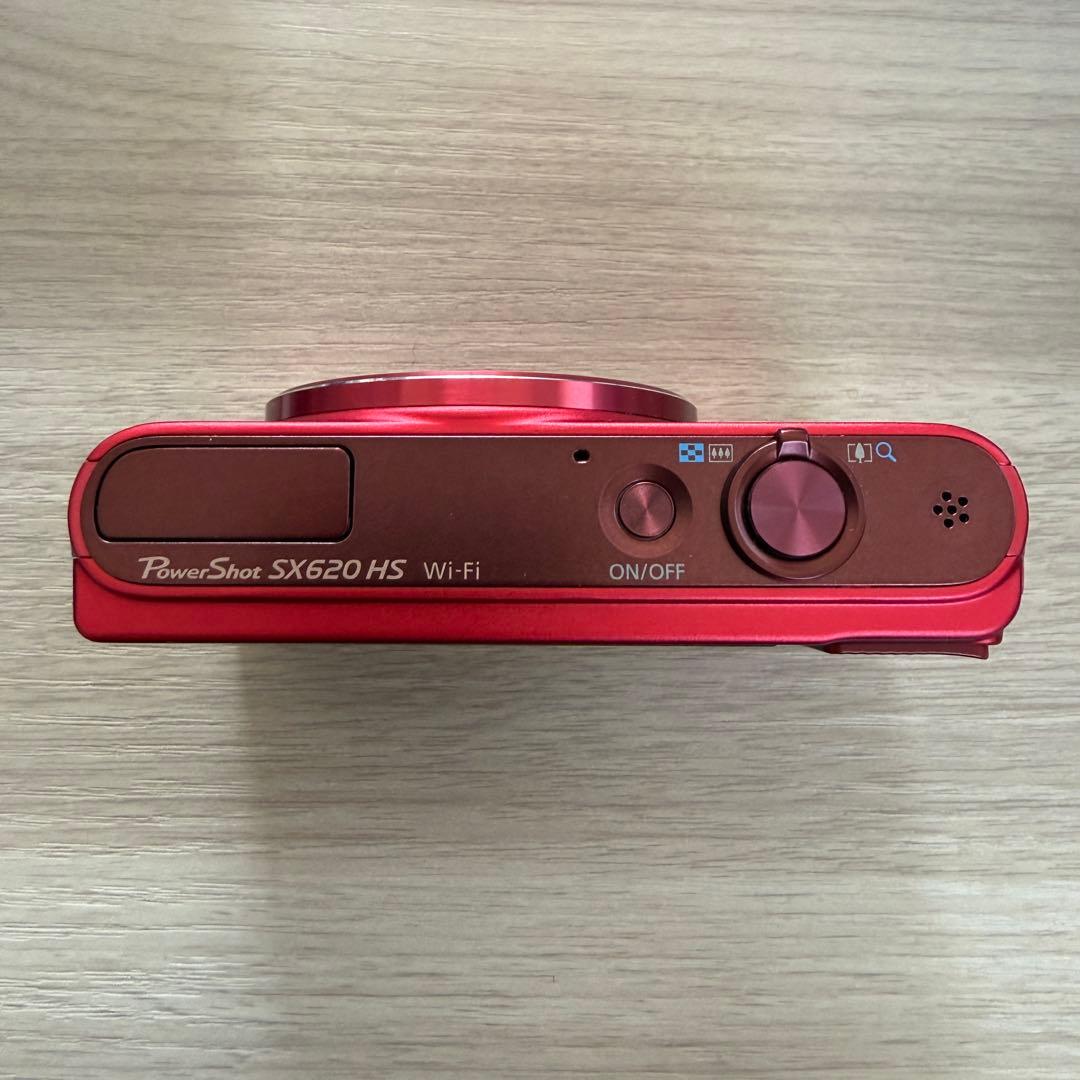 【極美品】Canon PowerShot SX620HS レッド　おまけ付き