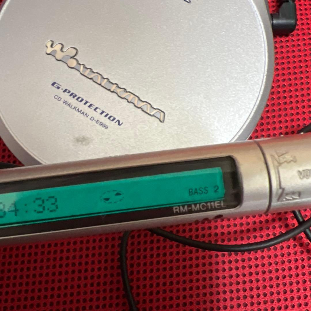 SONY ポータブルCDプレーヤー D-E999