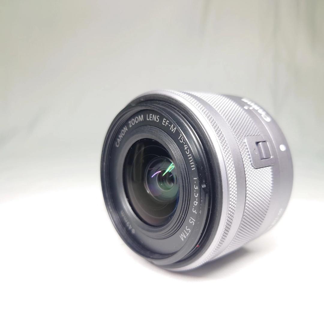 Canon EOS M100 ホワイト ミラーレス一眼 EF-M 15-45mm