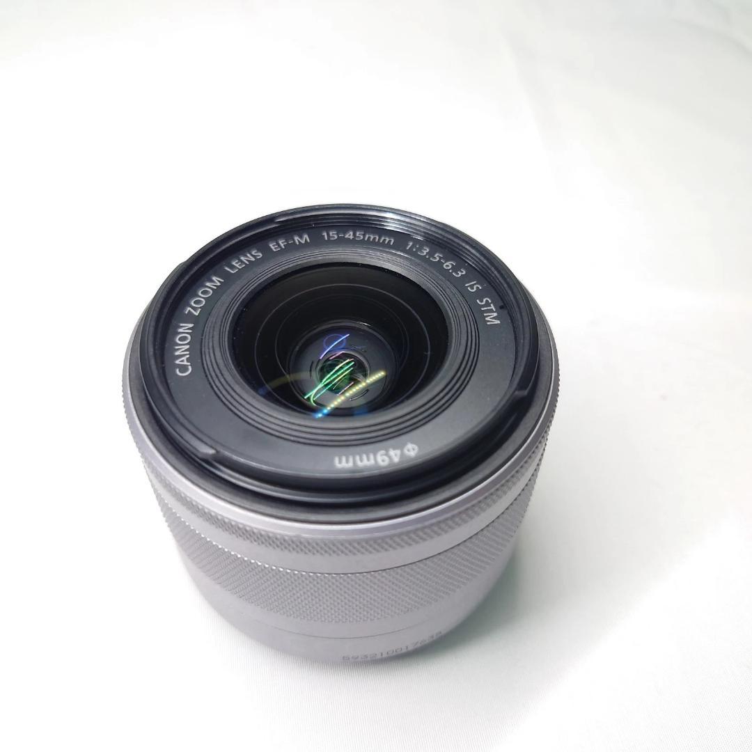 Canon EOS M100 ホワイト ミラーレス一眼 EF-M 15-45mm