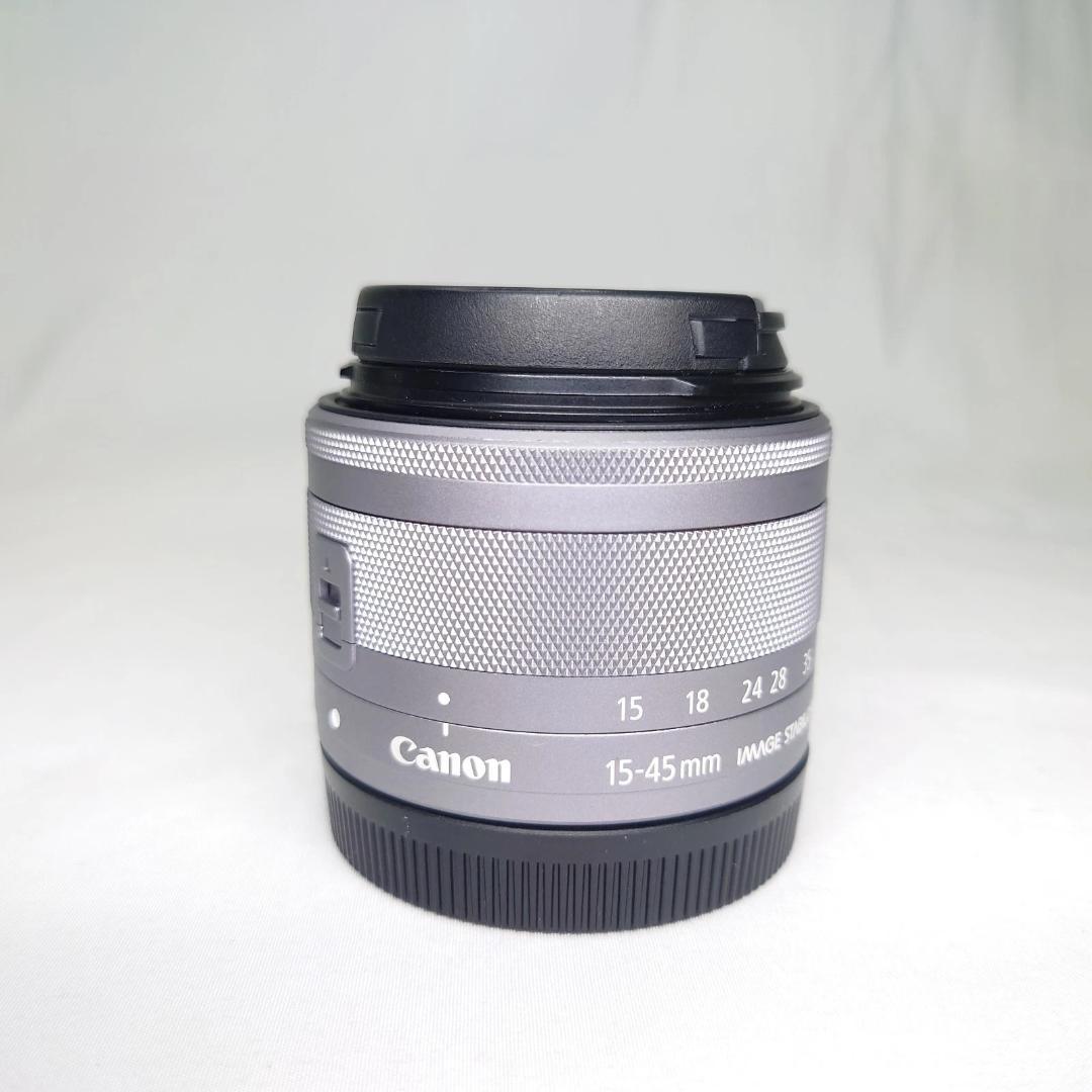 Canon EOS M100 ホワイト ミラーレス一眼 EF-M 15-45mm