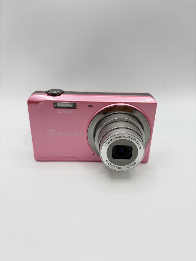 【美品】カシオ CASIO EXILIM EX-Z28 ピンク コンデジ カメラ