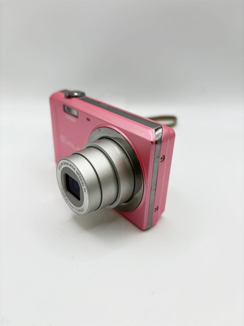 【美品】カシオ CASIO EXILIM EX-Z28 ピンク コンデジ カメラ