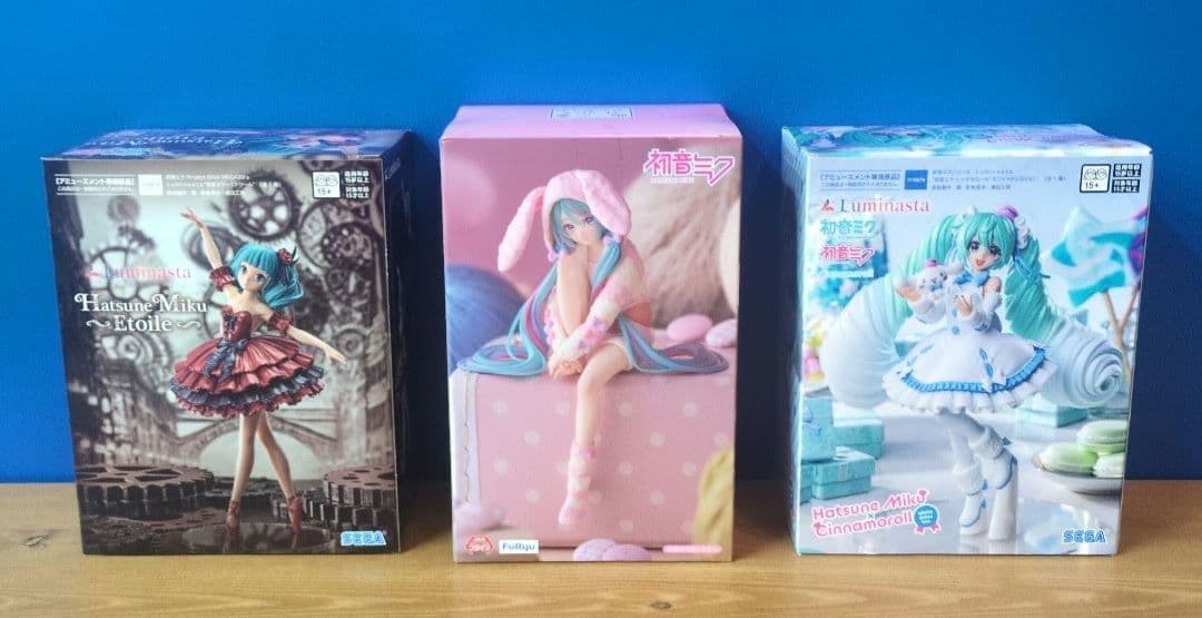 初音ミク フィギュア 3点セット　新品未開封